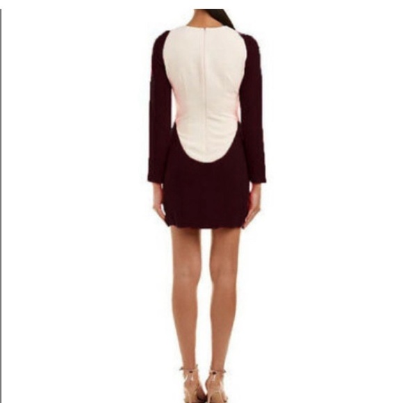 Black Halo Perkin Colorblock Mini Dress 8 NWT - Picture 2 of 2